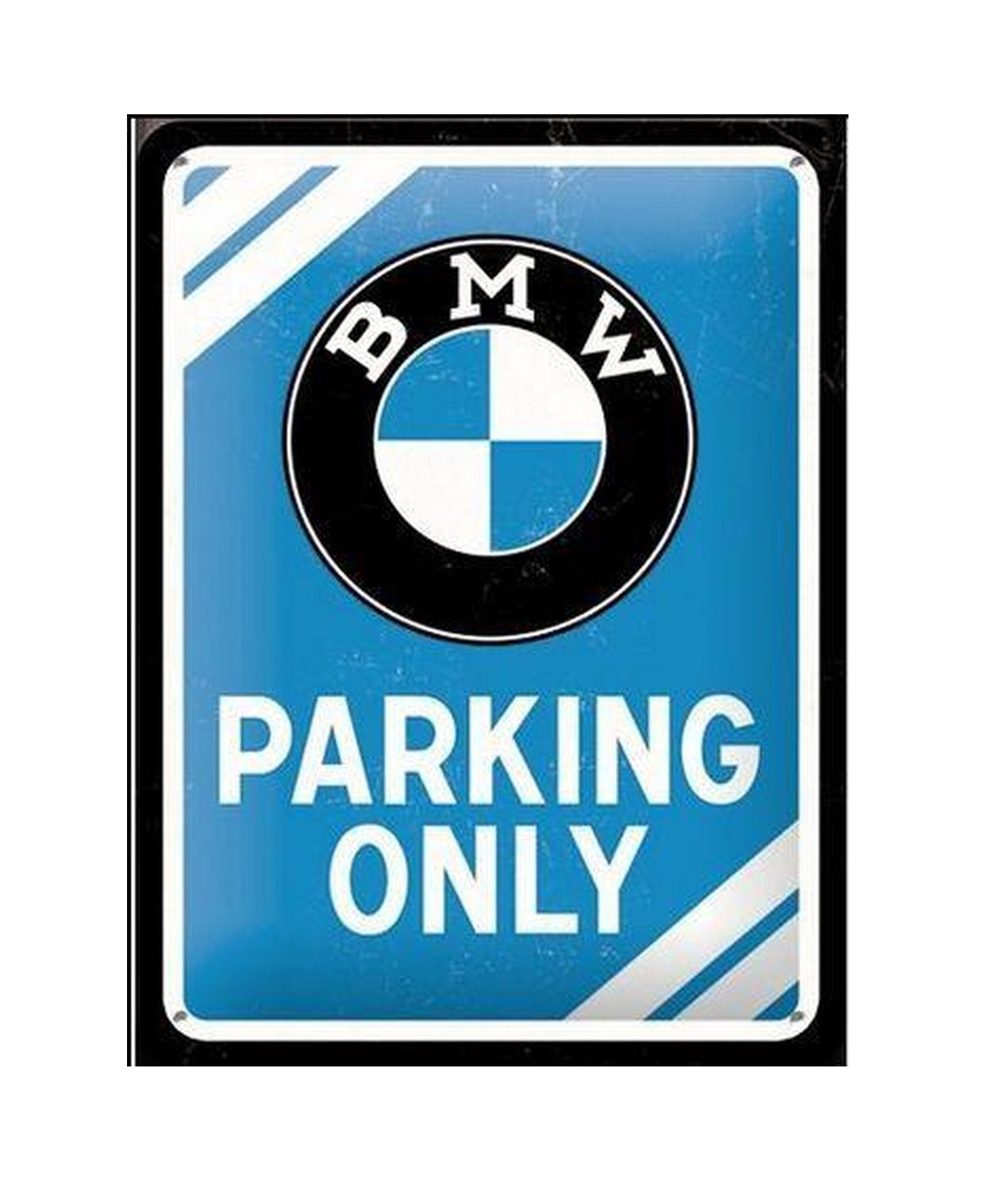 BMW Parking Metal Sign 15 x 20 CM