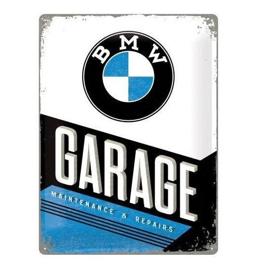 BMW Garage Metal Sign 30 x 40 CM